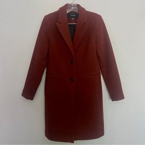 Vero Moda | Trench Coat | Red Wool Blend | Outerwear | Size: Women’s Small